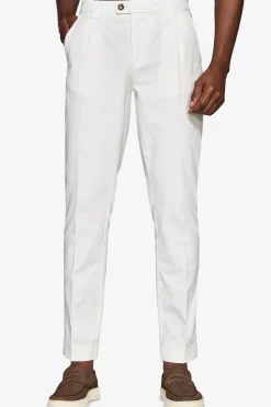 Pantaloni armaturati panna