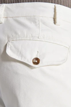 Pantaloni armaturati panna
