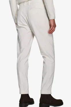 Pantaloni cavalry con taschino panna