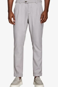 Pantaloni cavalry grigio chiaro