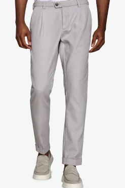 Pantaloni cavalry grigio chiaro