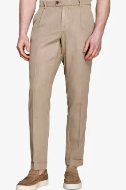 Pantaloni cavalry tortora