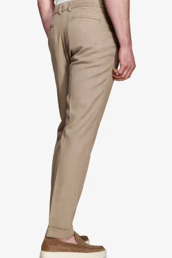 Pantaloni cavalry tortora