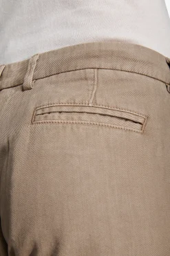 Pantaloni cavalry tortora