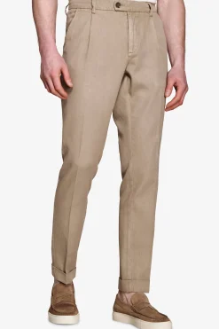 Pantaloni cavalry tortora
