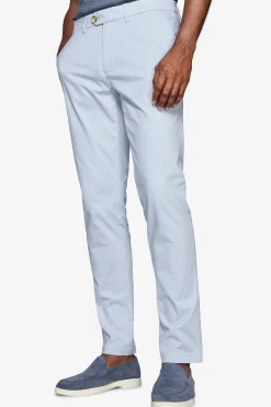 Pantaloni chino celesti