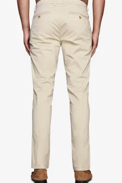 Pantaloni chino cream