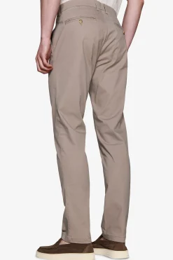 Pantaloni chino tortora