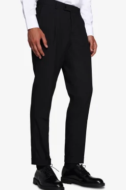 Pantaloni classici con pinces neri