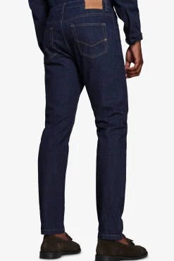Pantaloni denim blu scuro