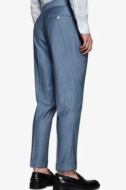 Pantaloni effetto denim avion