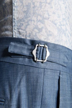 Pantaloni effetto denim avion