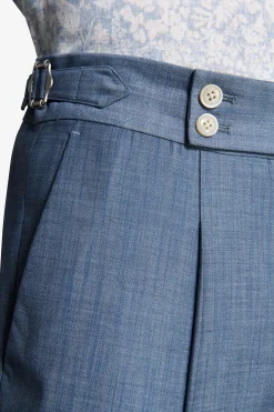 Pantaloni effetto denim avion