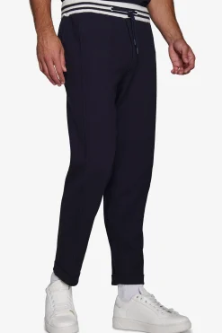 Pantaloni felpati blu DNJ