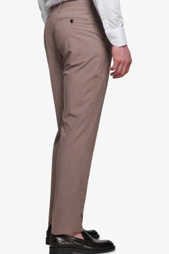 Pantaloni in grisaglia leggera fango