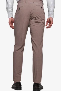 Pantaloni in grisaglia leggera fango