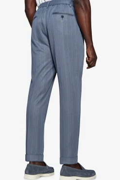 Pantaloni jersey gessati avion