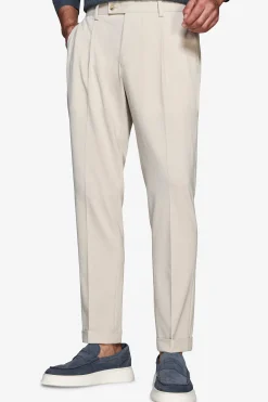Pantaloni jersey stretch sabbia