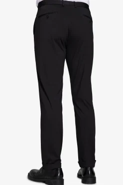 Pantaloni jersey tecnico neri slim