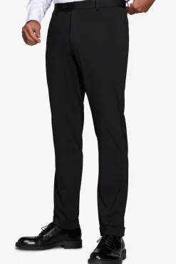 Pantaloni jersey tecnico neri slim