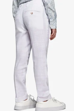 Pantaloni misto lino bianchi Kids