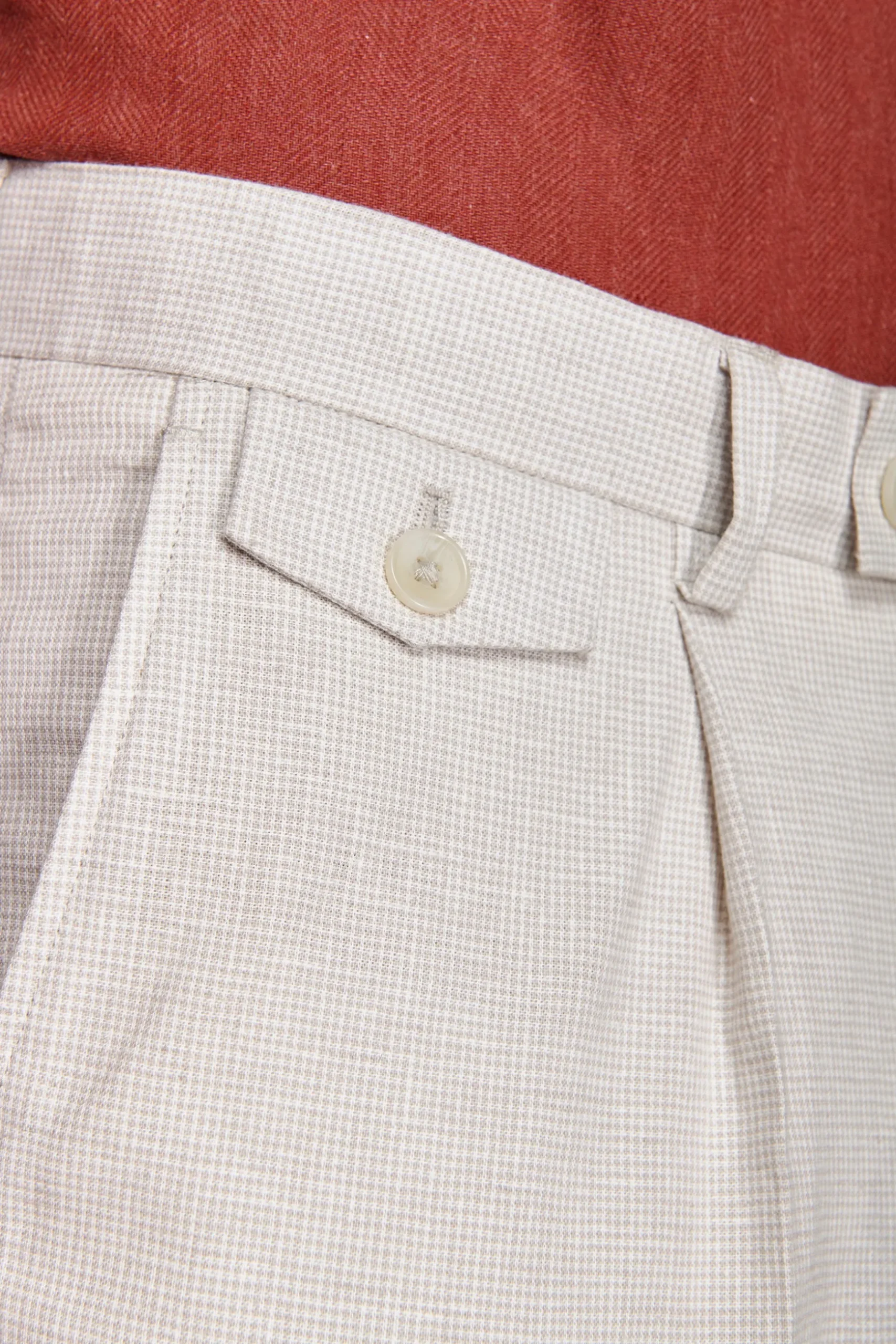 Pantaloni misto lino grigio chiaro