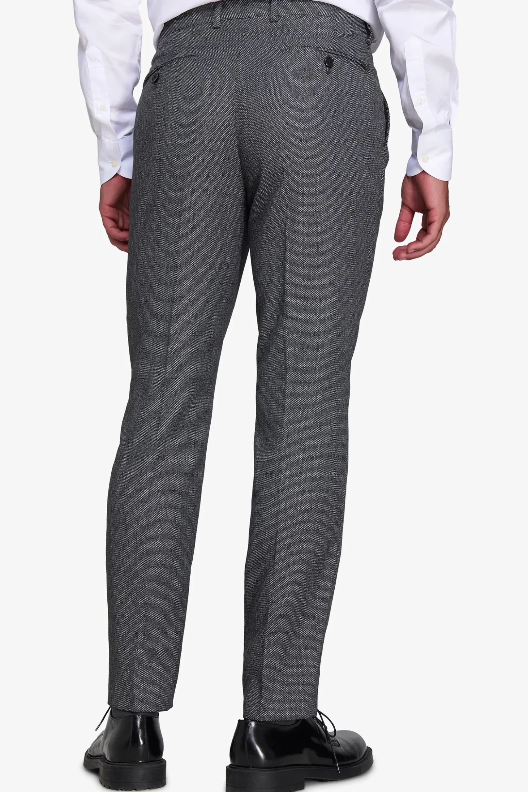 Pantaloni occhio di pernice antracite