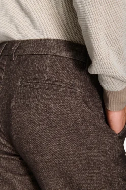 Pantaloni occhio di pernice moro