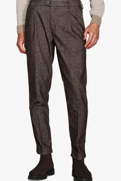 Pantaloni occhio di pernice moro