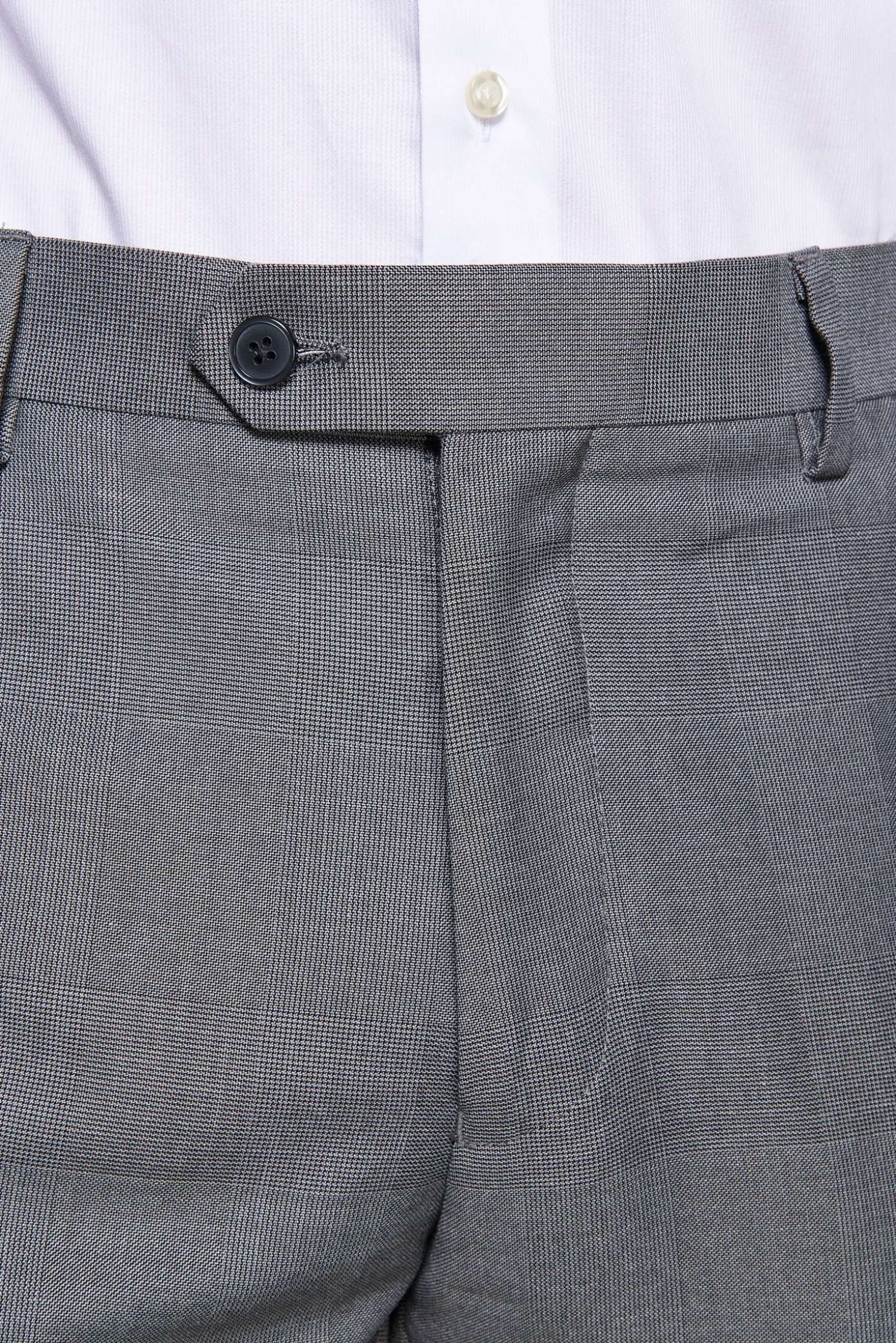 Pantaloni principe di galles grigi