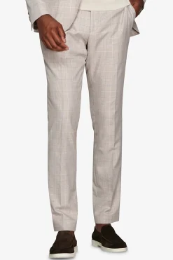 Pantaloni Principe di Galles tortora