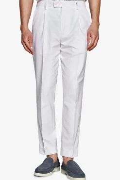 Pantaloni straight bianchi