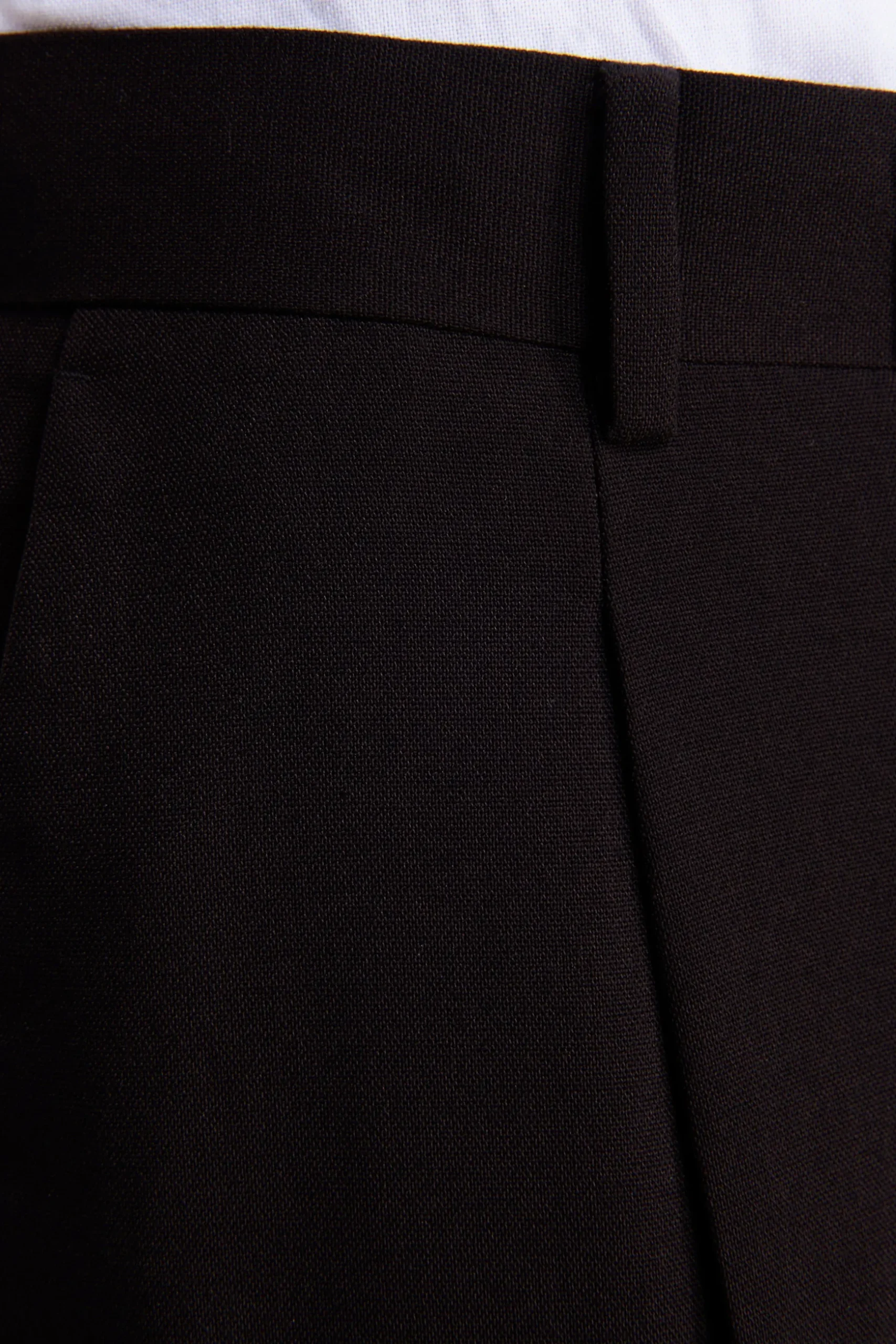 Pantaloni straight fit in tela moro