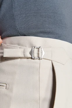 Pantaloni tela armaturati sabbia