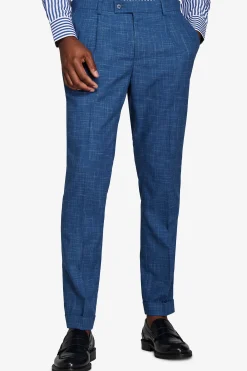 Pantaloni tela fiammata royal