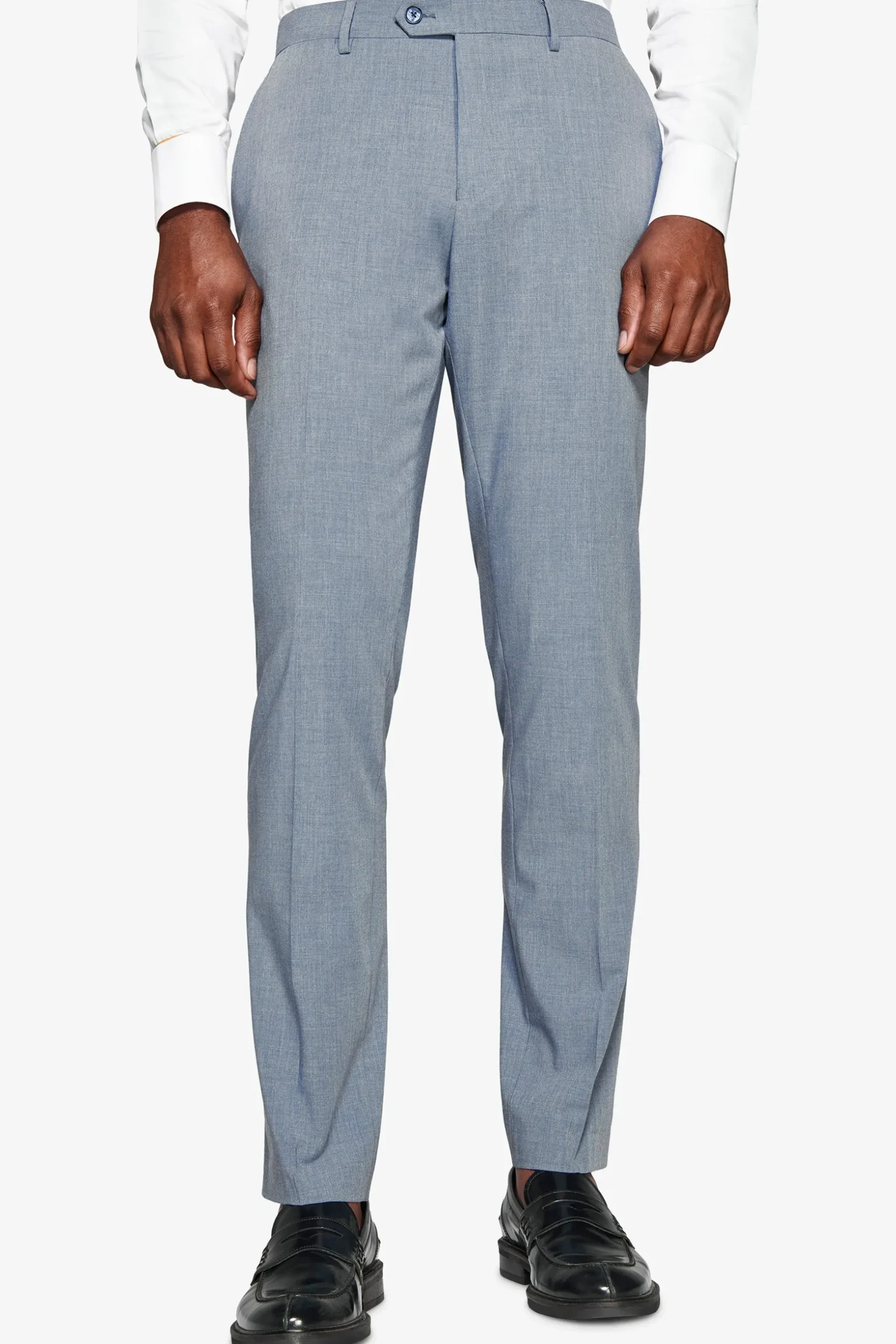 Pantaloni tela melange avion