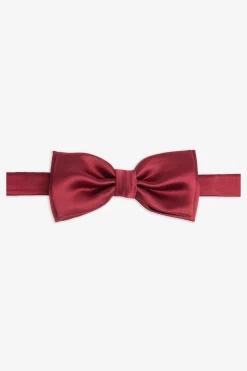 Papillon satin bordeaux