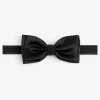 Papillon satin nero