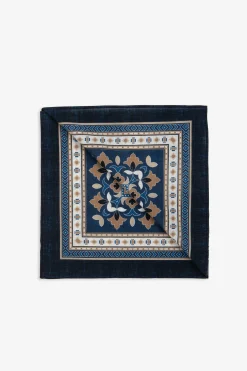 Pashmina disegno floreale blu Kids