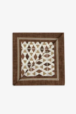 Pashmina fantasia rombi tabacco Kids