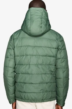 Piumino trapuntato verde 