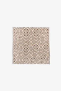Pochette fantasia rombi tortora