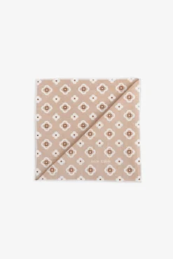 Pochette fantasia rombi tortora