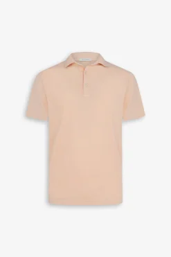 Polo in jersey pesca