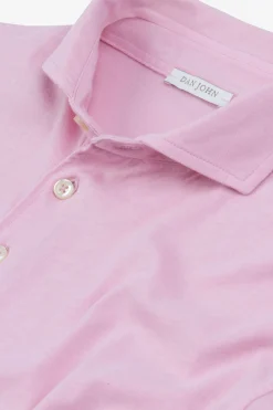 Polo in jersey rosa