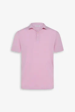 Polo in jersey rosa