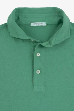 Polo in jersey verde