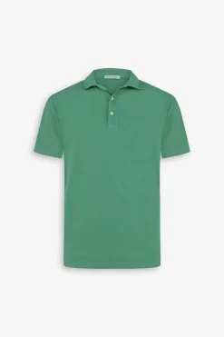 Polo in jersey verde
