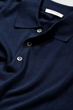 Polo in maglia basic in cotone royal
