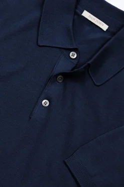 Polo in maglia basic in cotone royal